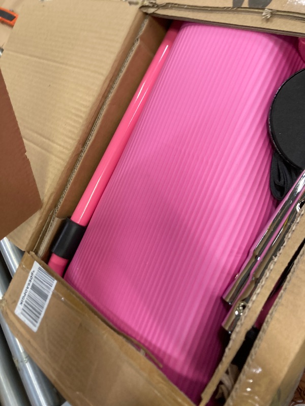 Photo 1 of ***MISSING ONE BEAM * DAMAGE MAT -SELLING AS IS *** Safly Fun Foldable Gymnastics Bar for Kids, Adjustable 35"-51", Sturdy 145 lbs Capacity, Easy-to-Assemble, Gymnastics Equipment for Kids for Indoor/Outdoor Training