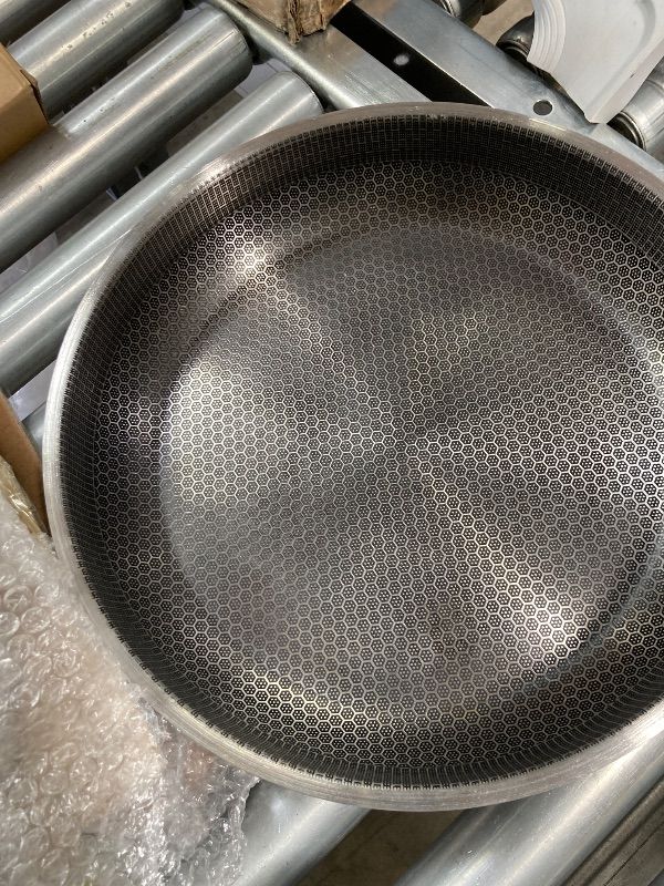 Photo 1 of ***USED-MISSING HANDLE*** YJSLICT 3-Piece Stainless Steel Frying Pan Set, 10”/11”/12.5”Stackable Kitchen Cookware Set with Detachable Handle, Oven Safe Cooking Pan, Suitable for All Stove