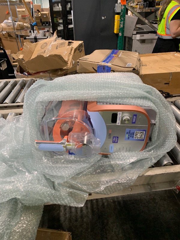 Photo 1 of ***FINAL SALE/NO RETURN, SOLD AS PARTS ONLY***
Ninja SLUSHi Max XXL Smart Frozen Drink Maker, Top Performance and Smart Technology, Party Size 150 Ounces 
Capacity, No Ice Needed, 6 Programs, Ideal Temp and Texture up to 12 Hours, Peach, FS605