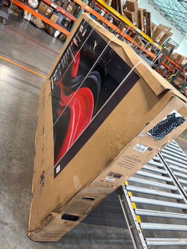 Photo 1 of ***FACTORY SEALED*** TCL 98-Inch Q65 QLED 4K UHD Smart TV with Google TV (98Q651G, 2024 Model) Dolby Vision, Dolby Atmos, HDR Pro+, Game Accelerator Enhanced Gaming, Voice Remote, Works with Alexa, Streaming Television