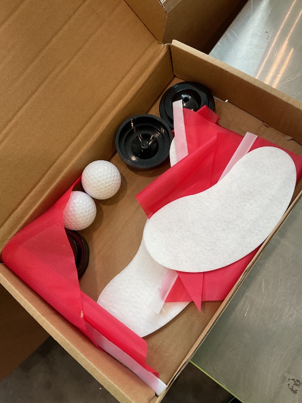 Photo 1 of [Several Pieces are missing] 4 Set 20 PCS Golf Sport Centerpieces Table Decorations Golf Themed Party Decorations Golf Birthday Party Supplies Including Golf Ball Sand Trap Red Flag Plastic Flag Stand for Sport Themed Party Decor