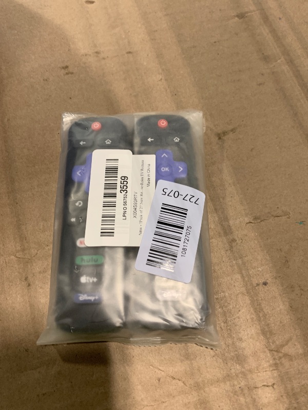 Photo 1 of ?Pack of 2? New Replacement for All Roku TV Remote,Compatible for All TCL-ONN-Hisense-Roku TV Remote