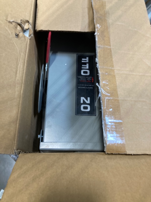 Photo 1 of ?Upgrade?3P 60 Amp Disconnect,New Add Ground Design,Disconnect Switch Non-Fuse,NEMA 3R Standard,Heavy Duty Steel Material,Rust and Corrosion Resistant,for Indoor and Outdoor,120/240v,10-Year Warrnaty