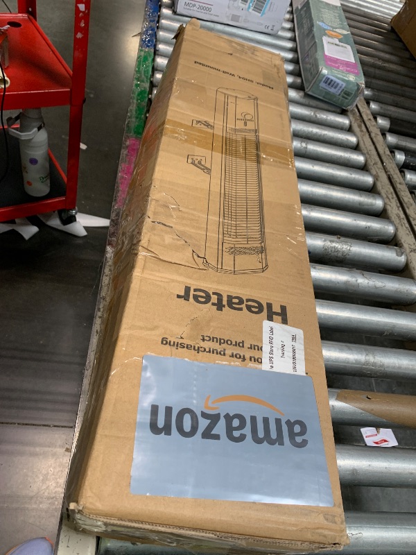 Photo 1 of ***BROKEN, SOLD FOR PARTS*** ***MISSING TRIPOD STAND*** Outdoor Patio Heater w/Remote, Infrared Electric Heater with Tripod, 68''Adjustable Height, 1500W,IP65 Waterproof, 9H Timer&Child Lock, Tip-Over&Overheat Protection, Super Quiet For Outdoor/Indoor Us
