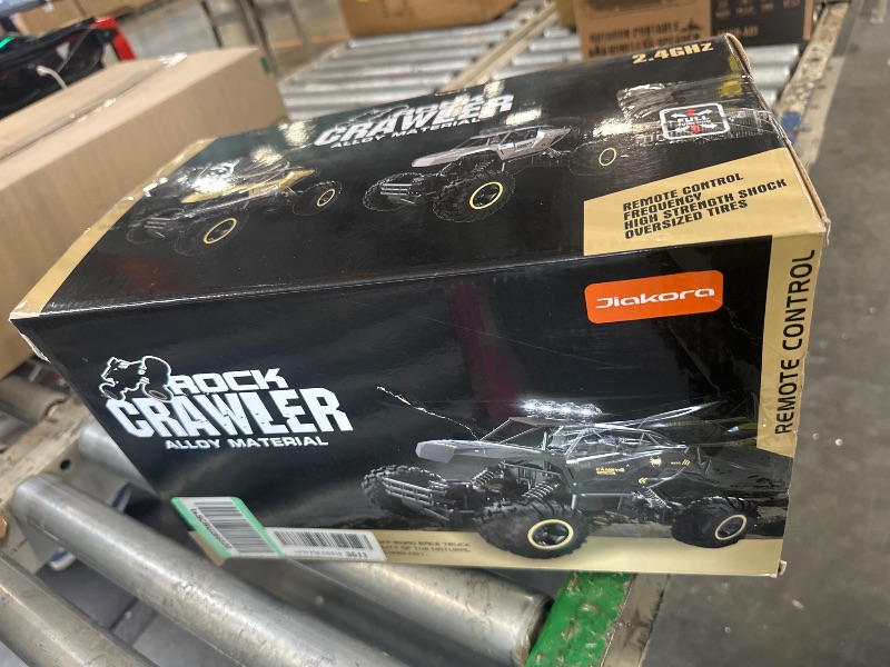 Photo 1 of ***battery and charger missing****Jiakora RC Cars Remote Control Car 1:12 Off Road Truck, Metal Shell LED Headlights Offroad Monster RC Truck, 4x4 All Terrain Hobby RC Cars Toys for Boys Kids Adults Gifts 8-12