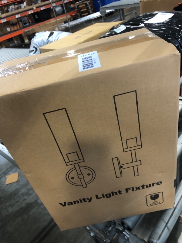 Photo 1 of [Hardwired] Wall Sconces Set of Two, Brushed Gold Bathroom Sconces with Milky White Glass, Modern Wall Light Fixtures for Bathroom Mirror Vanity, Living Room, Hallway, Stairway, Cabinet, Foyer