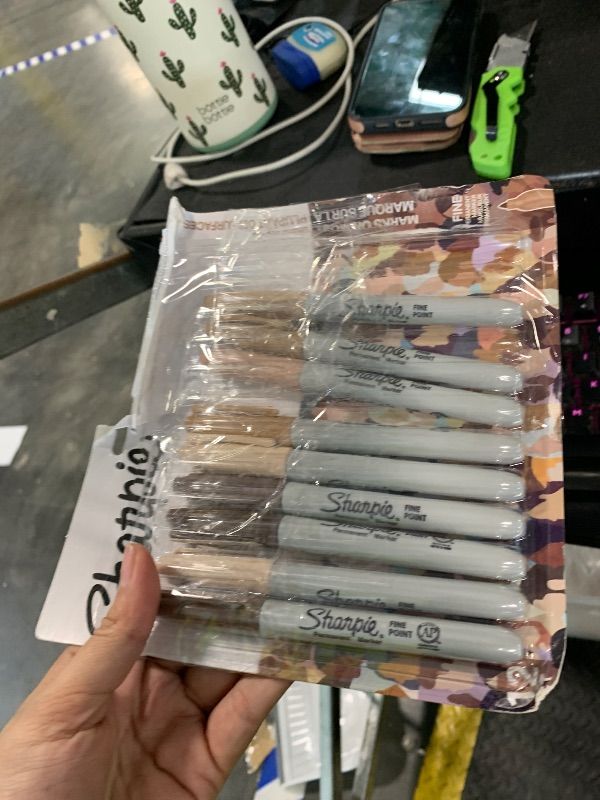 Photo 1 of ***ONLY 9 PCS**** Sharpie Permanent Markers, Special Edition Portrait Colors, Fine Point, 12 Count - Assorted Skin Tone Shades