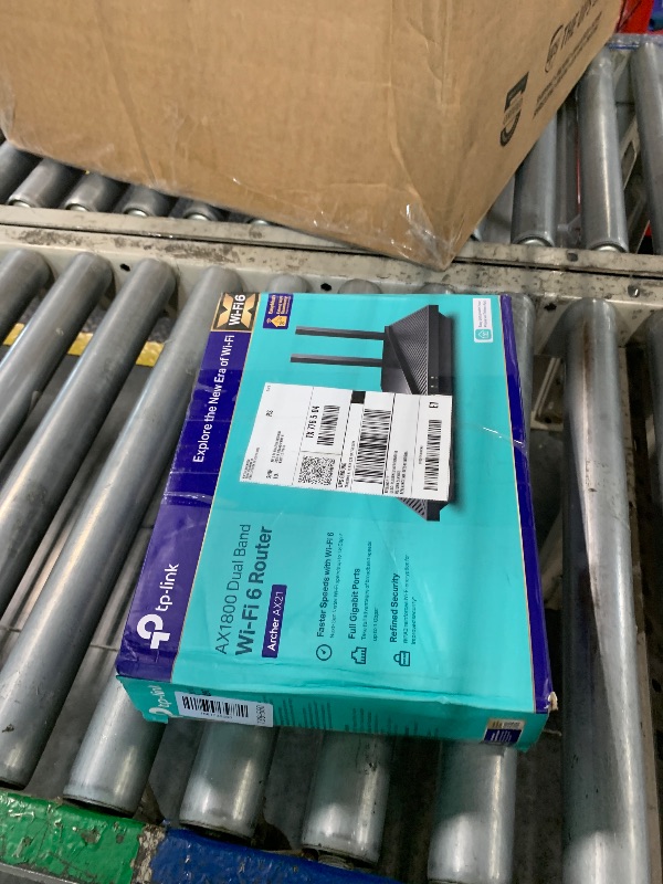 Photo 1 of *** SOLD FOR PARTS FINAL SALE *** TP-Link AX1800 WiFi 6 Router (Archer AX21 V5) – Dual Band Wireless Internet, Gigabit, Easy Mesh, Works with Alexa - A Certified for Humans Device, Free Expert Support