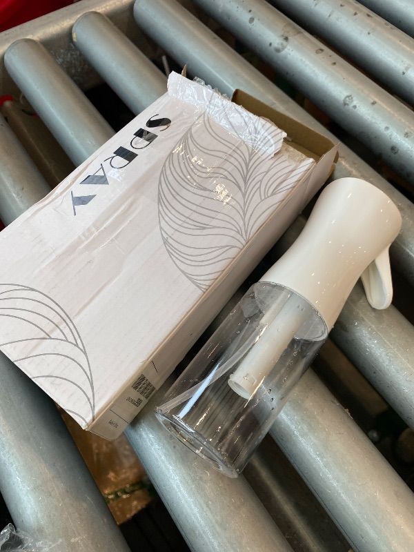 Photo 1 of [PARTIAL SET: 1 BOTTLE] ELEMSY Spray Bottle For Hair (2 Pack 6.8 OZ) Continuous Mister Empty Spray Bottles, Ultra Fine Mist Water Sprayer for Hairstyling, Cleaning, Plants, Pets, Barbers, Salons, Essential Oil Scents