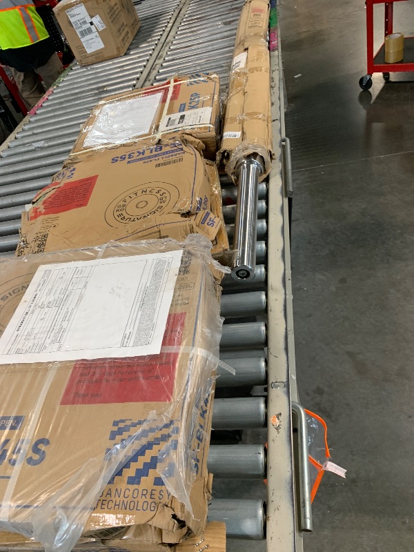 Photo 1 of **SET** **MISSING 15LBS PLATES** Fitvids 2-Inch Olympic Bumper Weight Plates Including 280 LB Weight Plates & 7FT Olympic Barbell Bar, Black