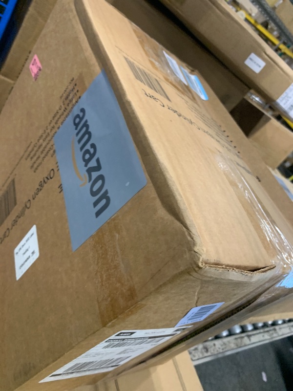 Photo 1 of ResOne Dual Oxygen Tank Cart, Portable Oxygen Cart with Wheels, Adjustable Handle, Powder?Coated Steel Frame, Holds 2 Size D or E Cylinders