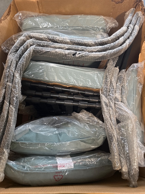 Photo 1 of  ** SIMILAR IMAGE***Outdoor Patio Chair Cushions for Dining/Rocking Chairs High Back Soft Seat Pad 