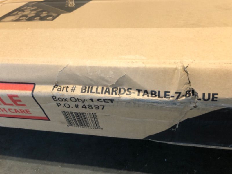 Photo 1 of ***FACTORY SEALED*** GoSports 6 ft or 7 ft Billiards Table - Portable Pool Table - Includes Full Set of Balls, 2 Cue Sticks, Chalk, and Felt Brush; Choose Your Size and Color