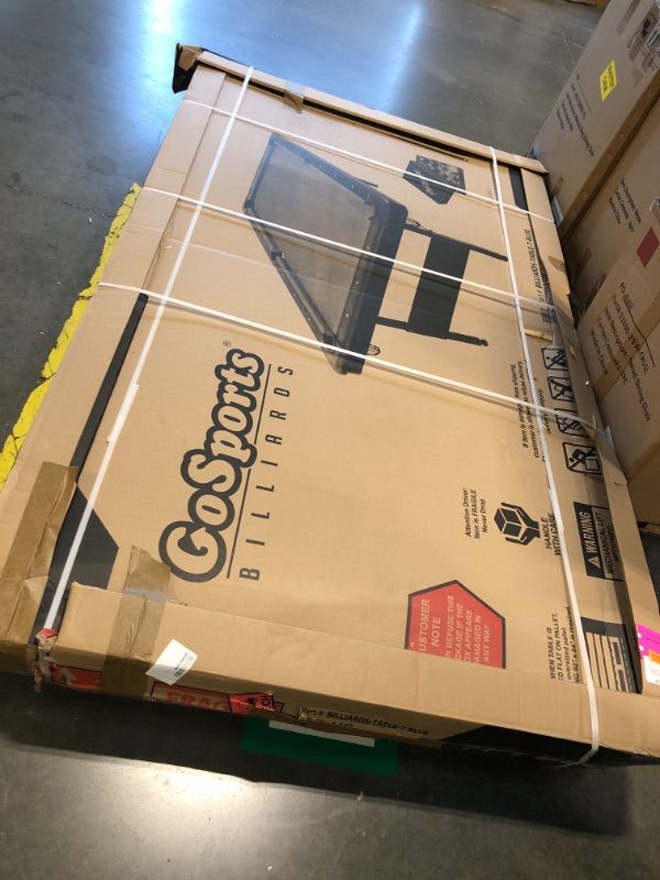 Photo 1 of ***FACTORY SEALED*** GoSports 6 ft or 7 ft Billiards Table - Portable Pool Table - Includes Full Set of Balls, 2 Cue Sticks, Chalk, and Felt Brush; Choose Your Size and Color