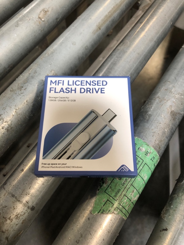 Photo 1 of !!HAS BEEN USED!!FINAL SALE!!
MFi Certified Flash Drive 256GB for iPhone Thumb Drive, USB Memory Stick iPhone Flash Drive Photo Stick for Photos Videos, High Speed External Storage Jump Drive for iPhone/iPad/Android/PC(Purple)