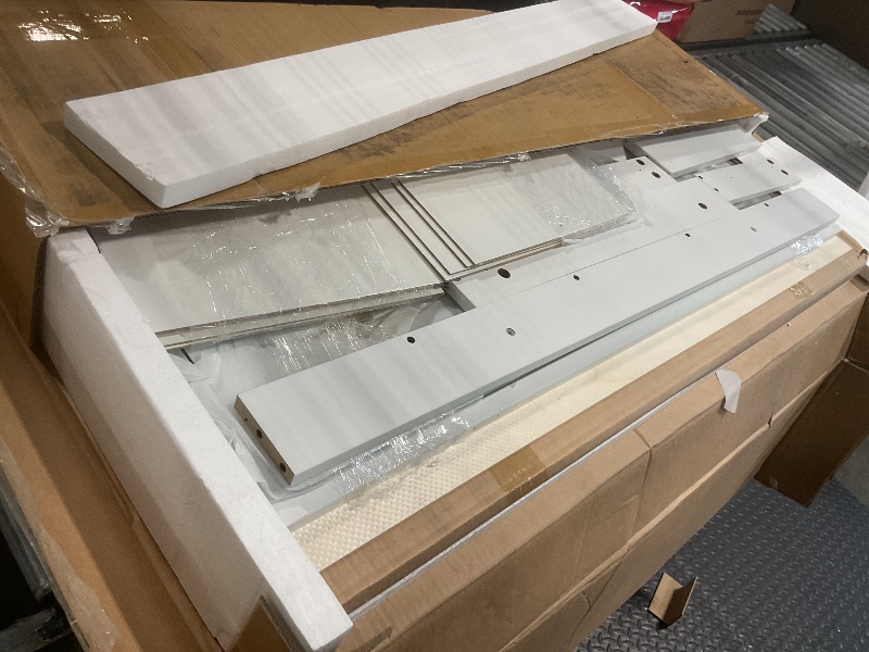 Photo 1 of ***SIMILAR ITEM***
Gyfimoie 6 Drawer Double Dresser with Power Outlet, Accent Chests of Drawers with LED Light, Modern White Storage Dresser with Charging Station (Mirror Not Included)