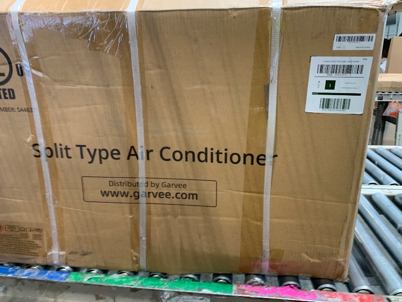 Photo 1 of ***PARTIAL SET*** ***ONLY BOX 1 OF 2*** TABU 24000BTU Mini Split Air Conditioner with Pre-Charged Heat Pump, 21 SEER2 Air Conditioner&Heater, Wall Mounted AC Unit with Inverter, Work with WIFI, 220-230V, Installation Kit included