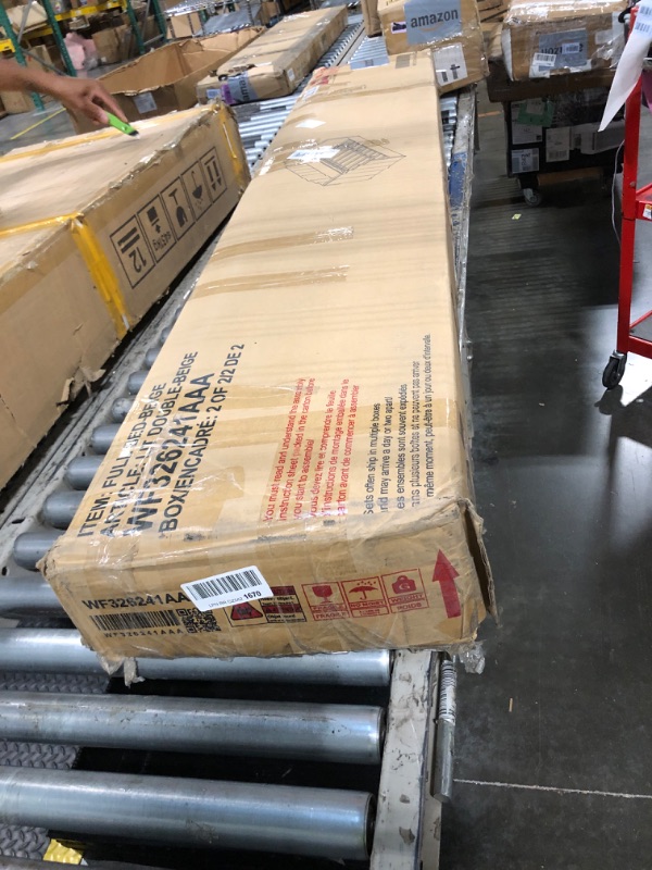 Photo 1 of ***PARTIAL SET, MISSING 1 BOX***
DNYN Full Size Upholstered Daybed for Bedroom,Guest Room,Lift Up Storage Bedframe w/Wood Slat Support,Space Saving Design, Beige
