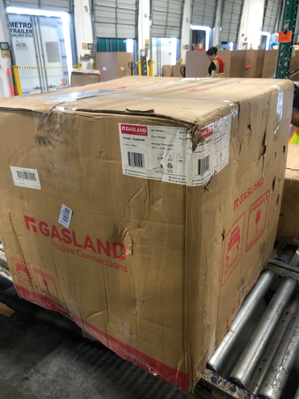 Photo 1 of ****FACTORY SEALED****
GASLAND 24 Inch Built-in Electric Oven, 2.79 Cu.ft Single Wall Oven with 5 Cooking Modes, Knob Control, Removavle Triple-Layer Glass Door, 2200W Built-in Oven for Kitchen, Black, ETL Certified