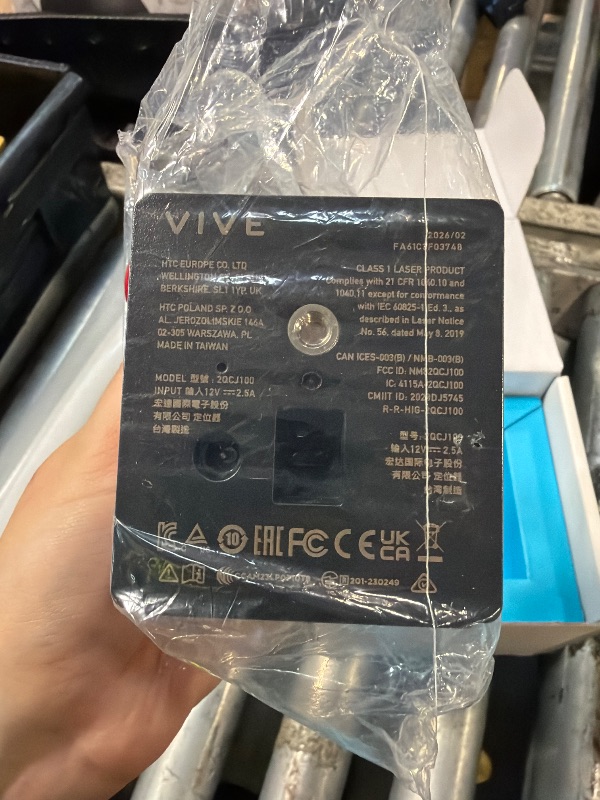 Photo 1 of [UNTESTED] HTC Vive SteamVR Base Station 2.0 (Single) – Precision Room-Scale Tracking for PC VR, Black