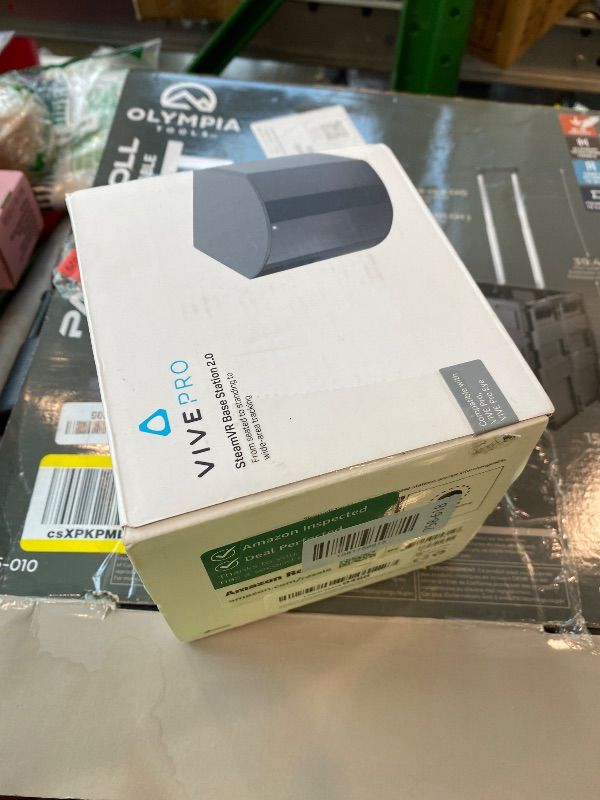 Photo 1 of [UNTESTED] HTC Vive SteamVR Base Station 2.0 (Single) – Precision Room-Scale Tracking for PC VR, Black