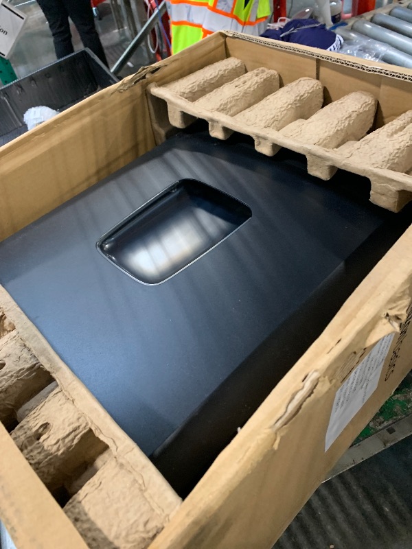 Photo 1 of - [ ] ***AS IS / N RETURNS - SALE FINAL - FOR PARTS ONLY*** Amazon Basics 12 Sheet High Security Micro Cut Paper, Credit Card and CD Shredder with 6 Gallon Easy Emptying Bin, Casters, Black