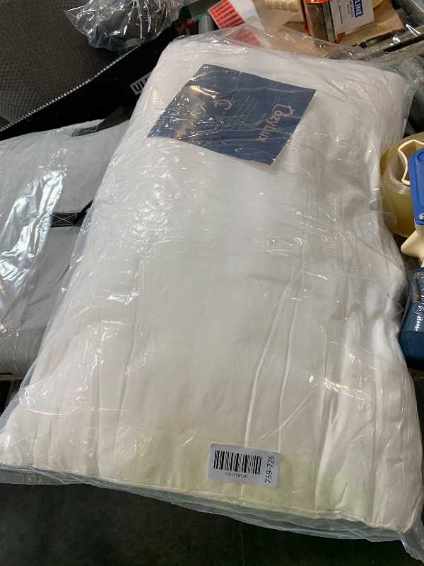 View 2 of ***ONLY ONE*** CozyLux Satin Sheets Queen Size Bed Set - Silky Soft Bedding Similar to Silk, 4 Piece Sheet Set for Hair and Skin, Deep Pocket with All-Around Elastic, Home Decor for Bedroom, White