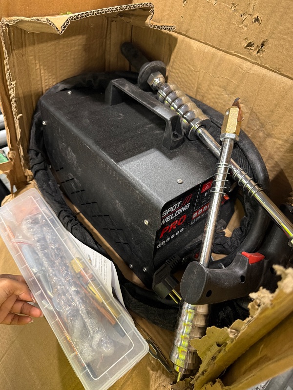 Photo 1 of [MISSING PARTS] [DAMAGED] PLAYOCCAR Spot Welder Dent Puller Machine,220V 3500W Stud Welding Machine for Car Body Dent Repair Kit with Auto/Manual Welding & 6 Welding Modes.
