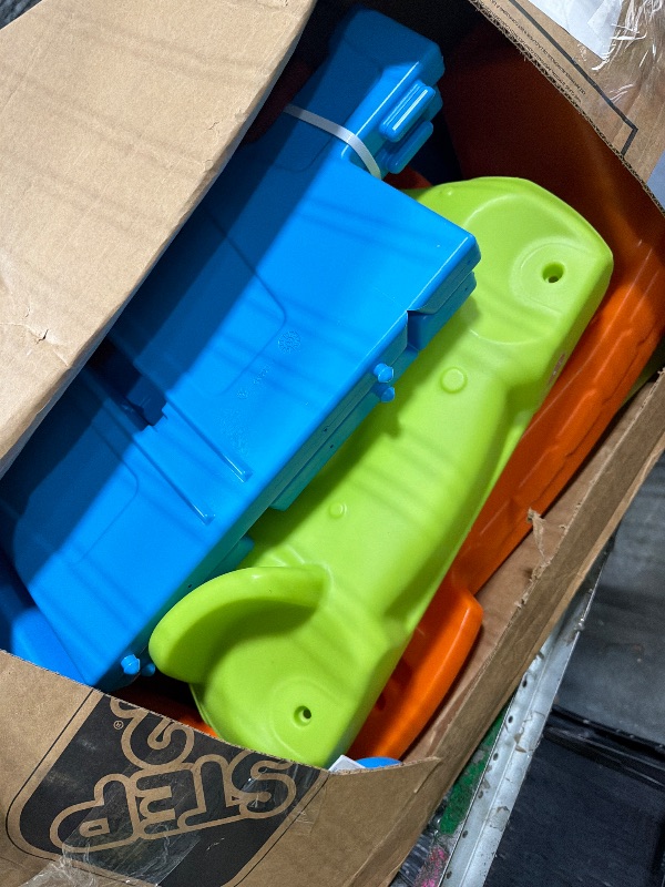 Photo 1 of ***MISSING PARTS****Step2 Dino Dash Up & Down Roller Coaster Kids Ride On Toy, Push Car, Indoor/Outdoor Playset, Made of Durable Plastic, Max Weight 50 lbs., for Toddlers 2-5 Years Old