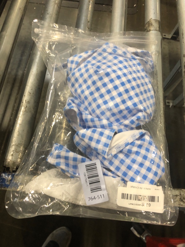Photo 1 of ** sold as is no refund/return**
ZAFUL 2026 Tankini Swimsuits for Women Tummy Control Swimsuits 2 Piece Bathing Suits with Bottom Tankinis Swim Suit Blue Gingham S