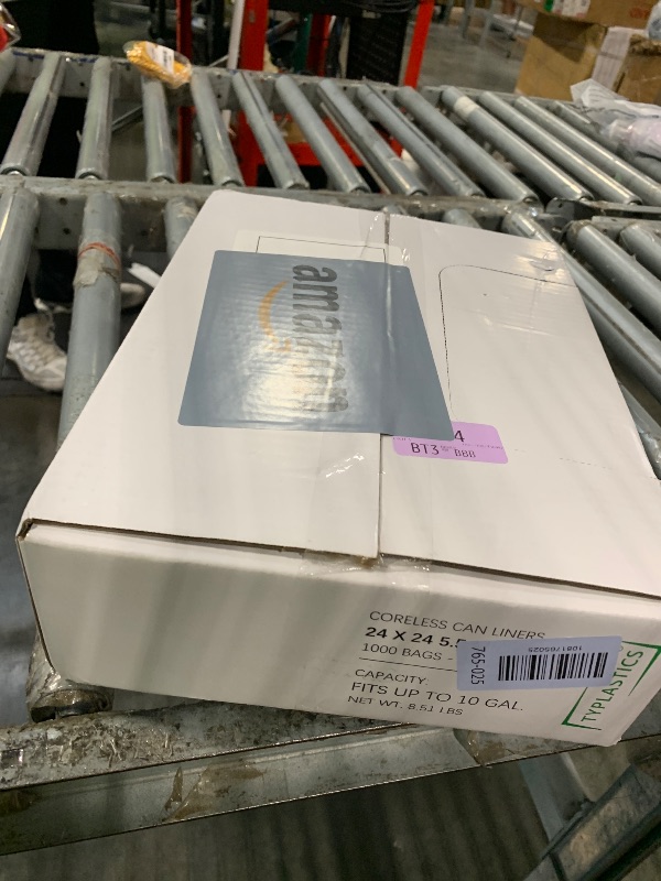 Photo 1 of *** missing some *** TYPLASTICS Trash Can Liners - Wholesale 1000 Count 7-10 Gallon Trash Bags on Perforated Roll Small Garbage Bags for Light Office Trash Bathrooms Hotels Recycling Commerical and Industrial 24" x 24"