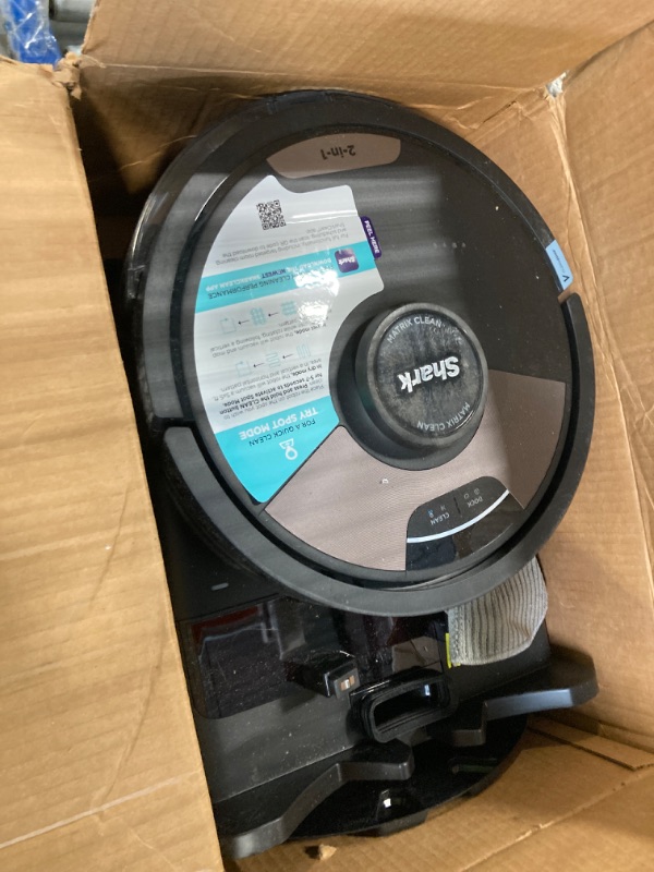 Photo 1 of ***UPDATED 6/30*** Shark Matrix Plus 2in1 Robot Vacuum & Mop with Sonic Mopping, Matrix Clean, Home Mapping, HEPA Bagless Self Empty Base, CleanEdge, for Pet Hair, WiFi, Black/Brass, AV2620WA