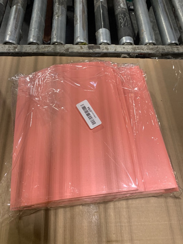 Photo 1 of ** only two ** Pnettco Hanging File Folders Letter Size, Hanging Files Folders Pink for Filing Cabinet,12 Pack Plastic Hanging Folder, Extra Capacity Pockets, Heavy Duty Hang Folder with 1/5-Cut Tabs, Coral Pink