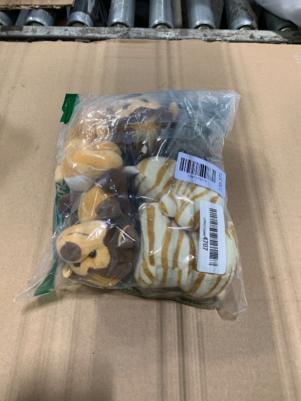 Photo 1 of *** 6 PCS *** Elcoho 16 Piece Safari Mini Stuffed Jungle Animal Set - Small Stuffed Forest Animal 3.75 Inch Animal Keychain Plush Toys for Kids Birthday Parties
