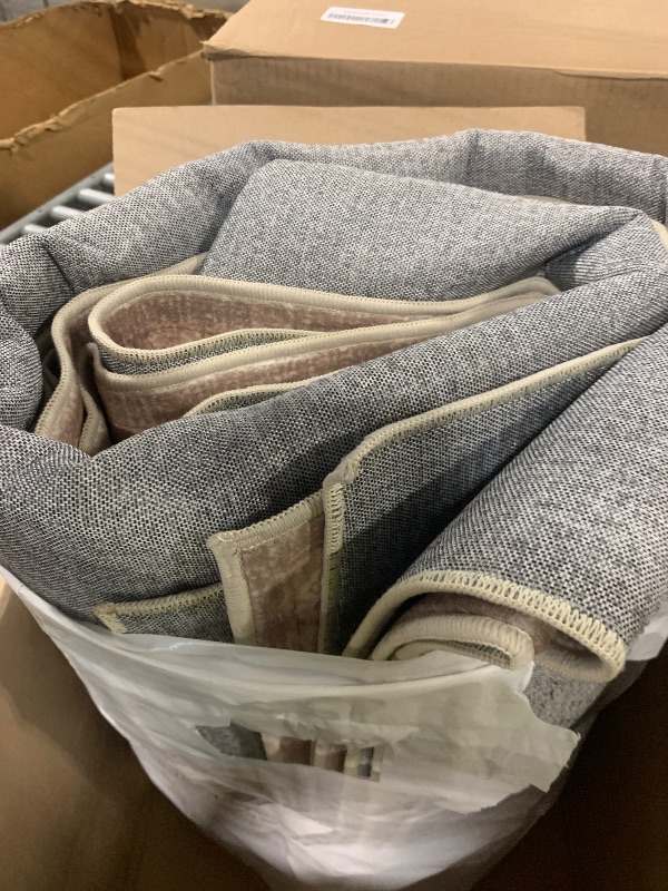 Photo 1 of ***SIMILAR***
Living Room: Washable Large Abstract Neutral Modern Soft Rugs Stain Resistant Indoor Floor Non-Slip Accent Carpet for Bedroom Nursery Playroom Office Dining Room Home Decor- Gray Gold