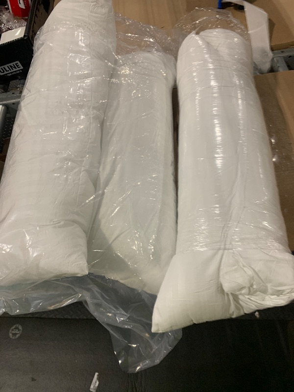 Photo 1 of ***SIMILAR***
.
.100% White Down Pillow, No Feathers, 600 Fill Power, 400 Thread Count Cotton Shell, Firm Loft, Queen 28*28*57 
2 Pack