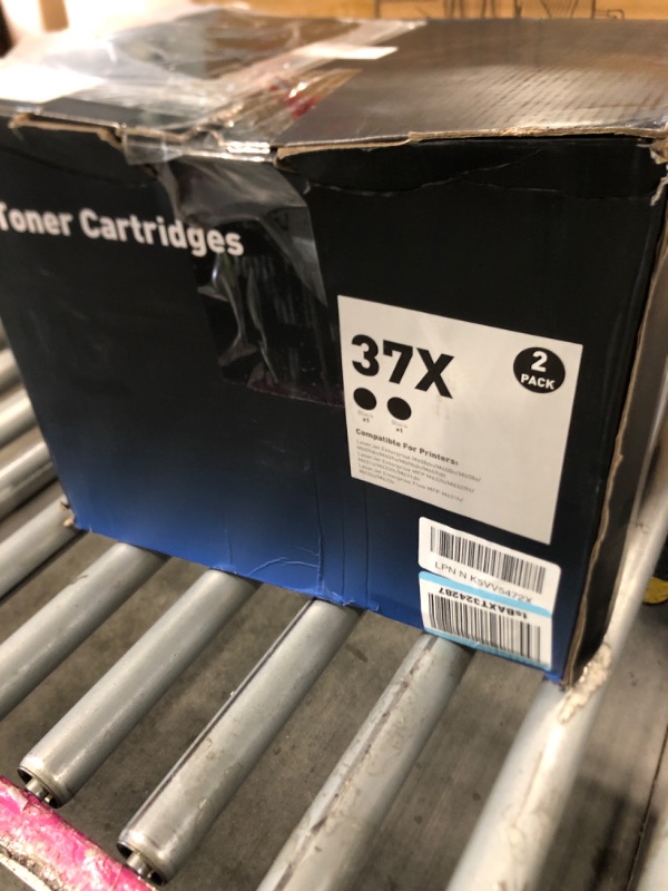 Photo 1 of ***FACTORY SEALED***

37X Toner Cartridges Replacement Enterprise M607, M608, M609 Series for HP 37X 37A Toner (with Chip) CF237X CF237A Works for Enterprise MFP M631, M632, M633 Series Printer 2 Pack (2BK)