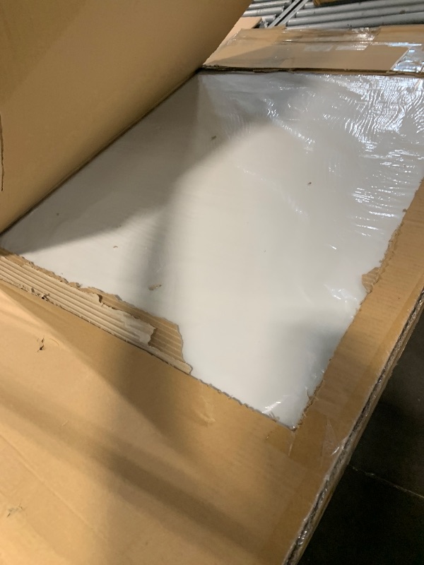 Photo 1 of ****CHECKED  7/10 - AS IS/NO RETURNS - SALE FINAL - FOR PARTS ONLY****BestOffice 8FT Picnic Table Folding Table Camping Table Plastic Table Fold Up Table Lock for Party Event,White