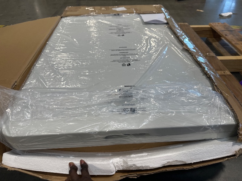 Photo 1 of ****CHECKED  7/10 - AS IS/NO RETURNS - SALE FINAL - FOR PARTS ONLY****BestOffice 8FT Picnic Table Folding Table Camping Table Plastic Table Fold Up Table Lock for Party Event,White