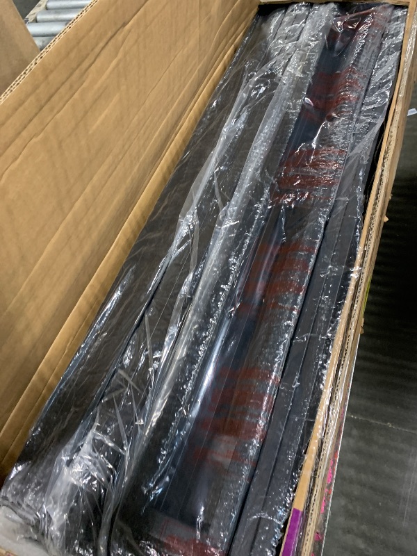 Photo 1 of **SIMILAR ITEM** [ITEM COMES WITHOUT SCREWS!!]  NEW JETO Metal Bed Frame,KINGSize Bed Frame with Storage Space,Heavy Duty Sturdy Mattress Foundation,Easy Assembly,No Box Spring Needed, Black
