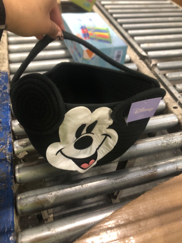 Photo 1 of *** similar***Disney Minnie Mouse Rope Storage Basket,Cute Figural Organizer Bin for Kids Room, Nursery or Toys, 10" H x 10" W