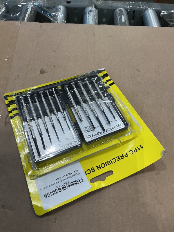 Photo 1 of 11PCS Small Precision Screwdriver Set, Premium Mini Screw Driver Set Kit, 6 Different Sizes of Flat Head Philips Screwdrivers for Watch, Eyeglasses, Electronics, Repair Box
