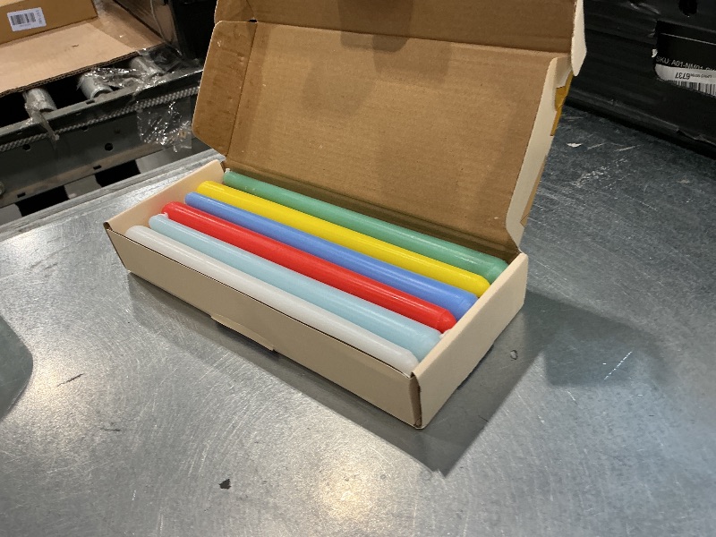 Photo 1 of 10 Inch Colored Taper Candles for Religious and Spiritual Settings, 12 Pack Unscented Candlesticks for Holiday, Seasonal Celebration and Home Decoration