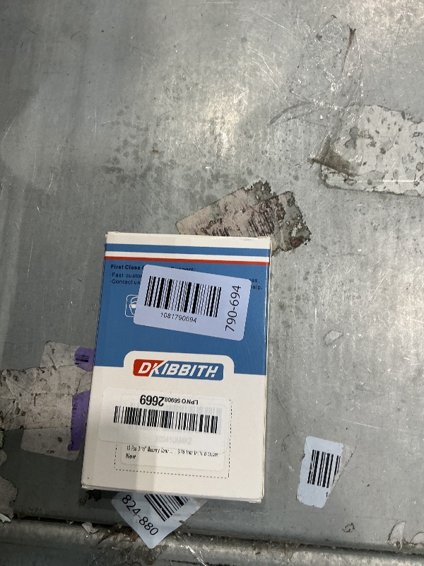 Photo 1 of 10 Pcs 3/16" Masonry Concrete Drill Bit Set for Tile Brick Glass Plastic Wood, Cross Tungsten Carbide Tip, Hex Shank, Work with Ceramic Porcelain Tile Wall Mirror Paver, 3/16 Inch Drill Bits,5mm.