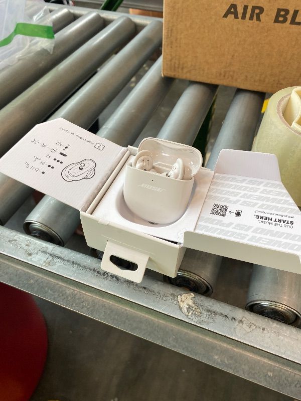 Photo 1 of **DIRTY**
Bose QuietComfort Ultra Earbuds (2nd Gen) - Wireless Noise Cancelling Earbuds with Mic, Immersive Audio, USB-C Charging, Up to 6 Hours Battery, IPX4 Rating, White Smoke