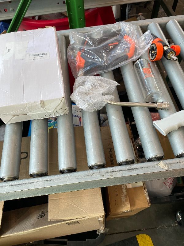 Photo 1 of [MAJOR DAMAGE] RIDGE WASHER Pressure Washer Gun Mini Foam Cannon with Dual Connector Accessory, No Dilution Required, Stainless Steel Gun for Foam Blaster, 1/4" Quick Connect, 4000 PSI, 200 ML