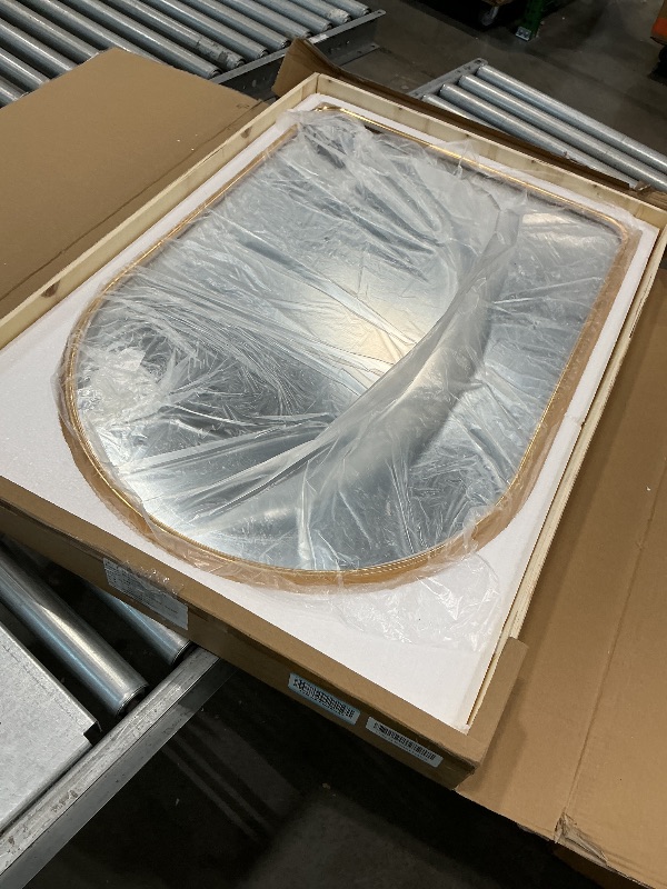 Photo 1 of ***NOT AN LED MIRROR *** WISSMIELS Arched LED Bathroom Mirrors with Lights 30"x40" LED Mirror for Bathroom,Led Vanity Mirror, Anti-Fog,LED Mirrors with Light, Anti-Fog, Dimmable, 3 Color, Shatterproof, Touch Sensor