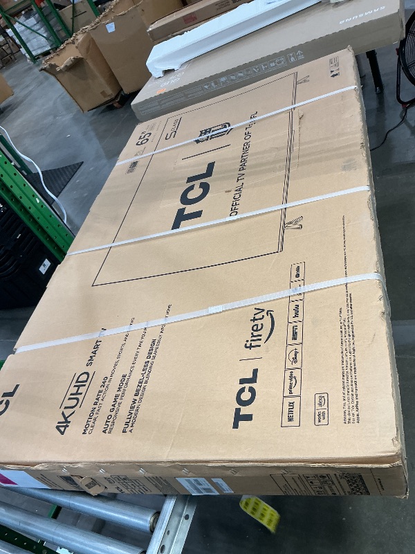 Photo 1 of ***FINAL SALE NO RETURNS *** TCL 65-Inch Class S5 UHD 4K LED Smart TV with Fire TV (65S551F, 2024), Dolby Vision, HDR PRO+, Atmos, Alexa Built-in, Apple AirPlay 2, Streaming Television