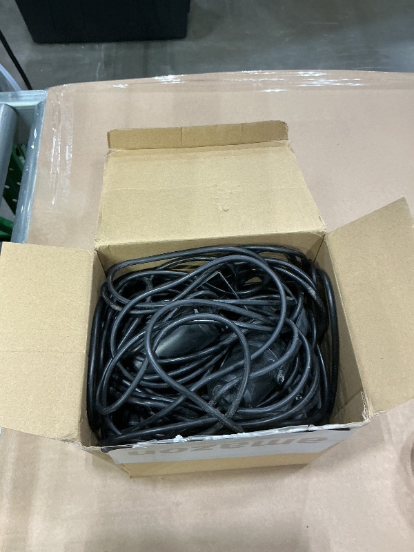 Photo 1 of **DIRTY/USED**
Outdoor Landscape lighting Low Voltage, 65.6FT Wired LED Spot light with Plug-in Transformer, IP65 Waterproof Outside Uplight 18W 1800LM for Yard Garden Tree Pathway House, Warm White 3000K, Pack of 6