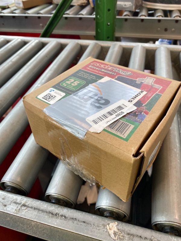 Photo 1 of [MISSING PARTS] Pocket Hose 25 FT Silver Bullet 2.0 Expandable Garden Hose w/Turbo Shot Nozzle, AS SEEN ON TV, Lead-Free, Solid Aluminum Connectors, Easy On/Off Valve, Kink-Free, Leak-Proof